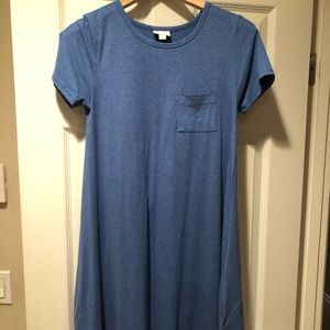 Blue lularoe CARLY dress